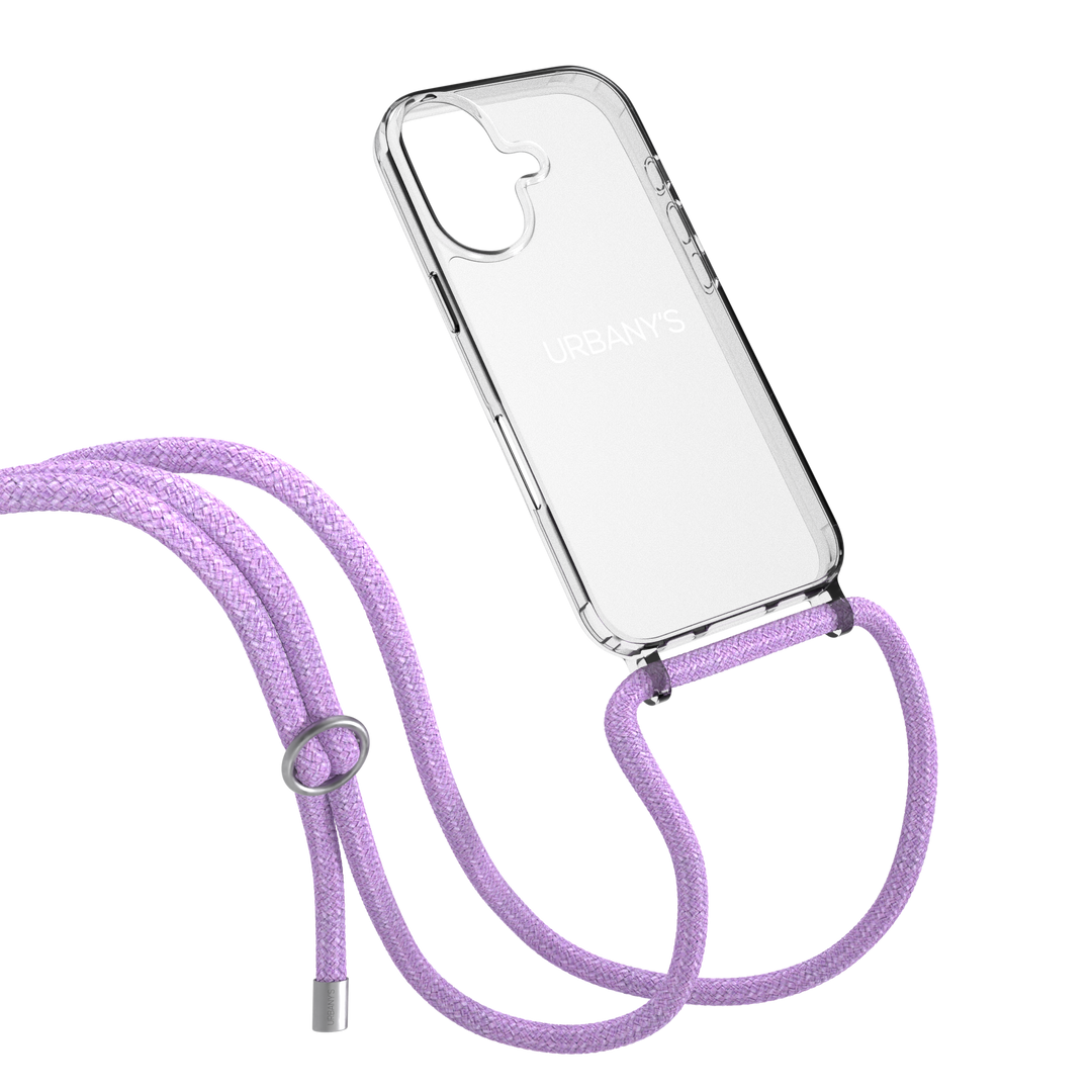 Handykette «Purple Rain» (transparent | purple)