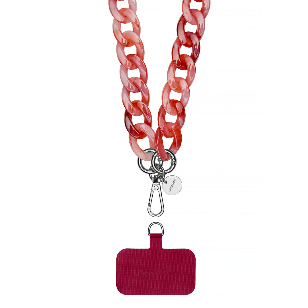 Sangle de téléphone «Carrara» (rouge | universelle)