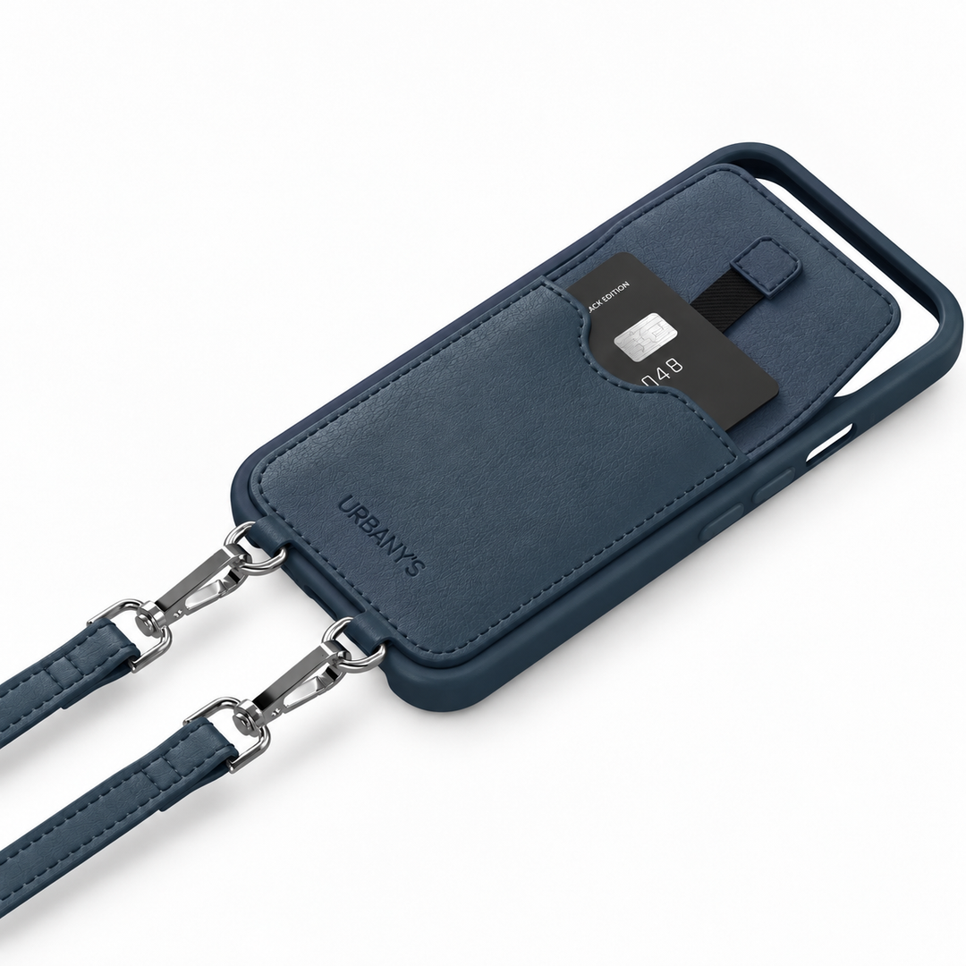 Phone Necklace+ «Deep Sea» (dark blue)