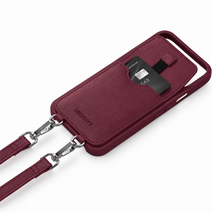 Handykette+ «Red Wine» (bordeauxrot)