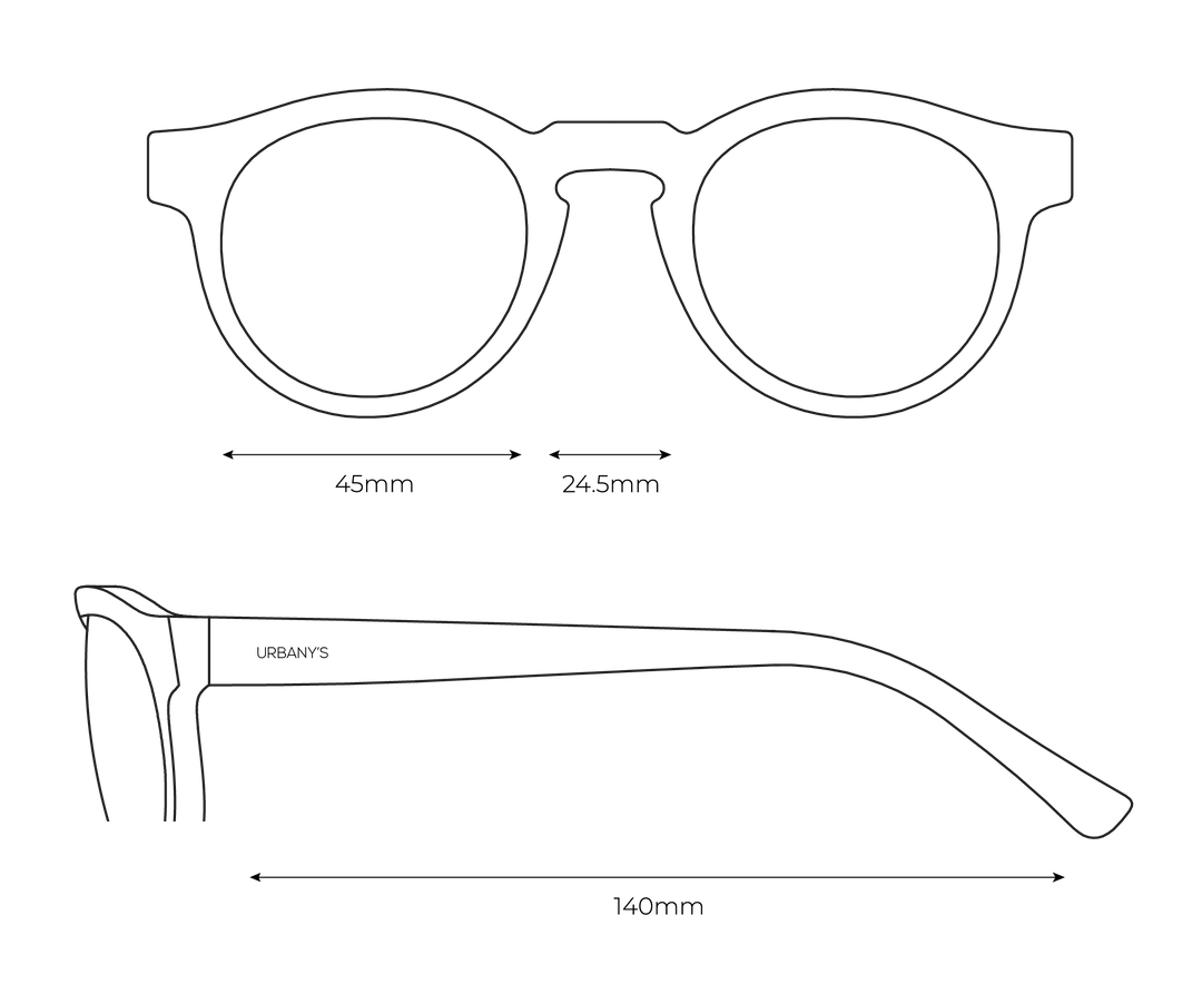 Sunglasses «Milano» (brown-patterned) 