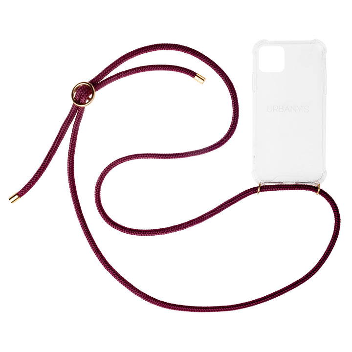 Phone Necklace «Red Wine»
